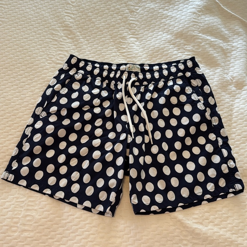 J. Crew swim trunks